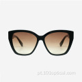 Óculos de sol feminino Cat Eye Full Rim Acetate